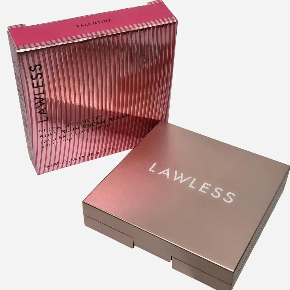 Lawless blush in Valentine. Pink cream blush with soft blur finish